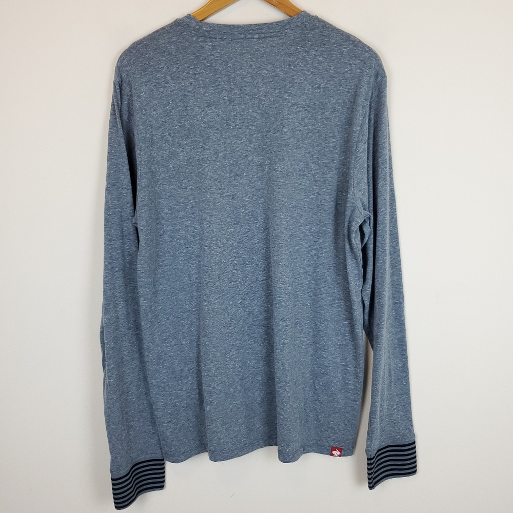 Rabbit Light Blue Remix Ringer Long Sleeve Shirt - Picture 5 of 7